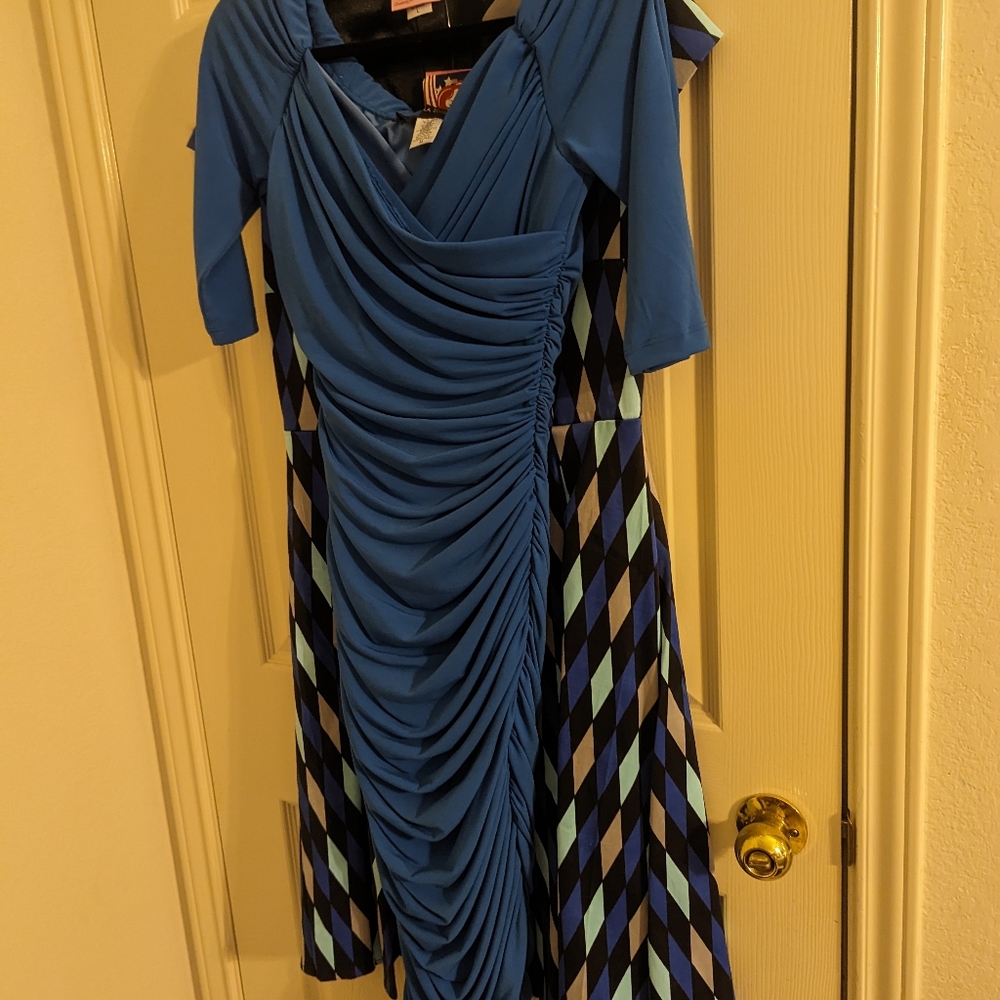 Laura Byrnes Monica in Pool Blue in Medium